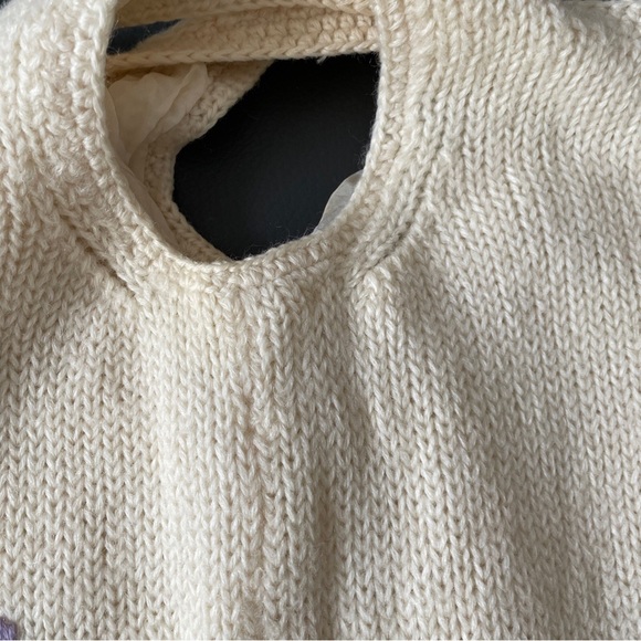 VTG 50s Cyn Les Vest Sz 40 Chest 34” Lined Wool 3D Embroidered Flowers Hong Kong - Picture 9 of 14